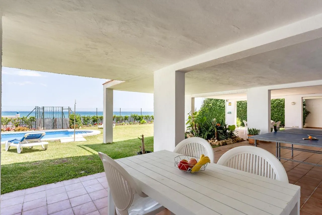 Beachfront Villa Mijas: 4-Bedroom Retreat with Private Pool Sitio de Calahonda Spain